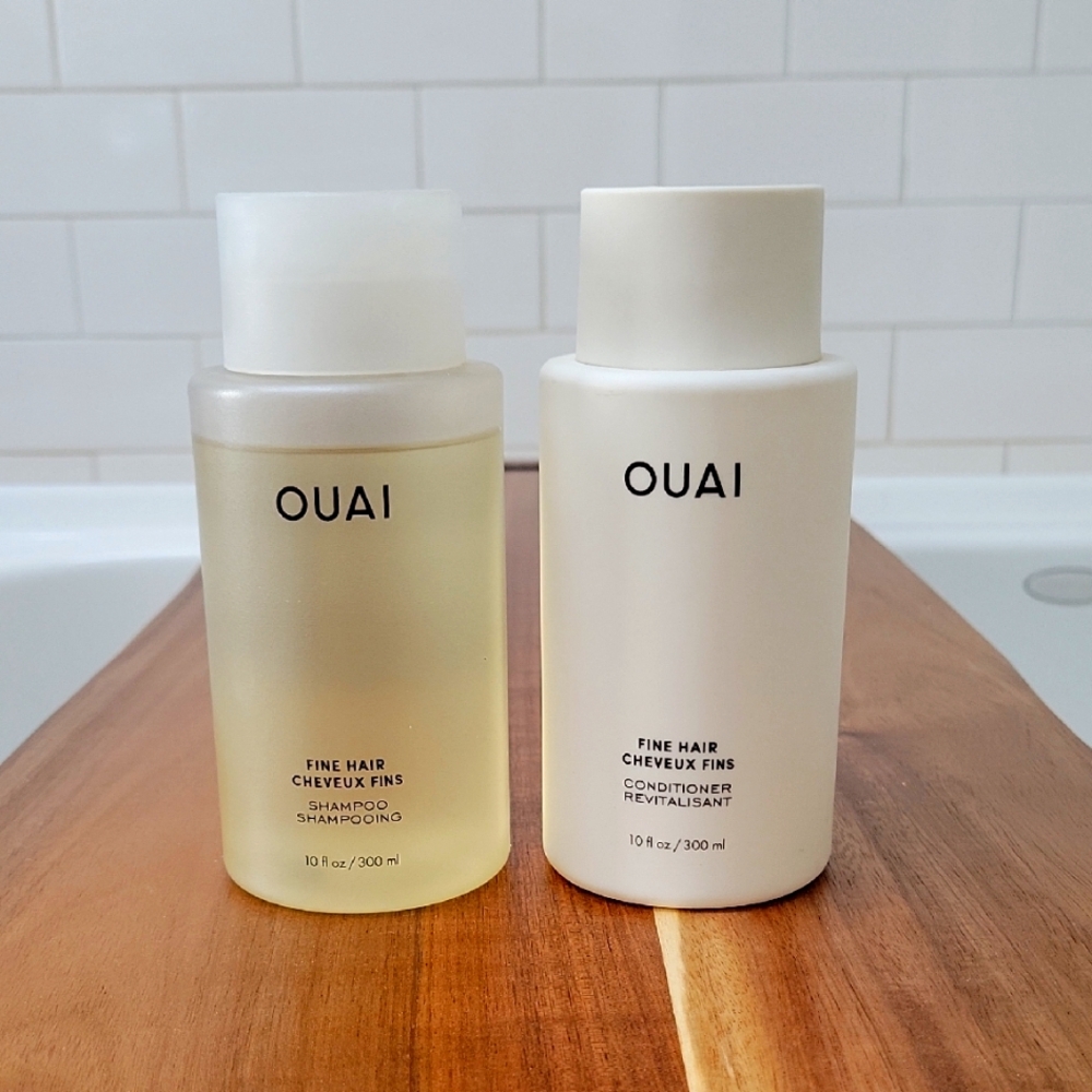OUAI Fine Hair Shampoo and Conditioner Duo